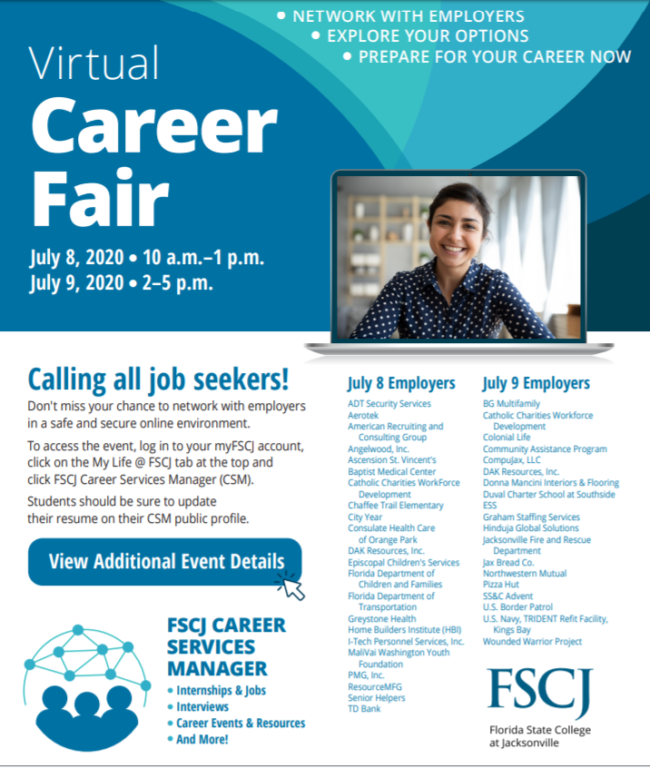 Virtual Career Fair Internship/Job Blog